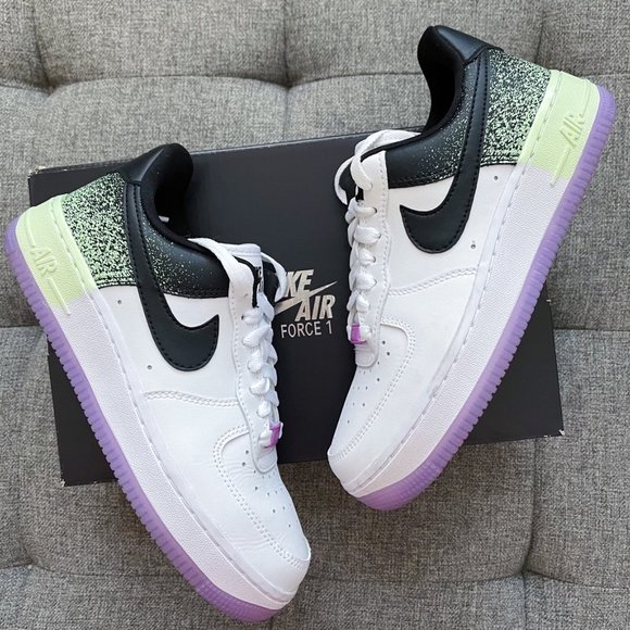 π€ππ Nike Air Force 1 white galaxy purple - Picture 2 of 4